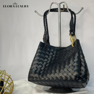 Bottega Veneta Parachute Small Leather Tote Bag – Black