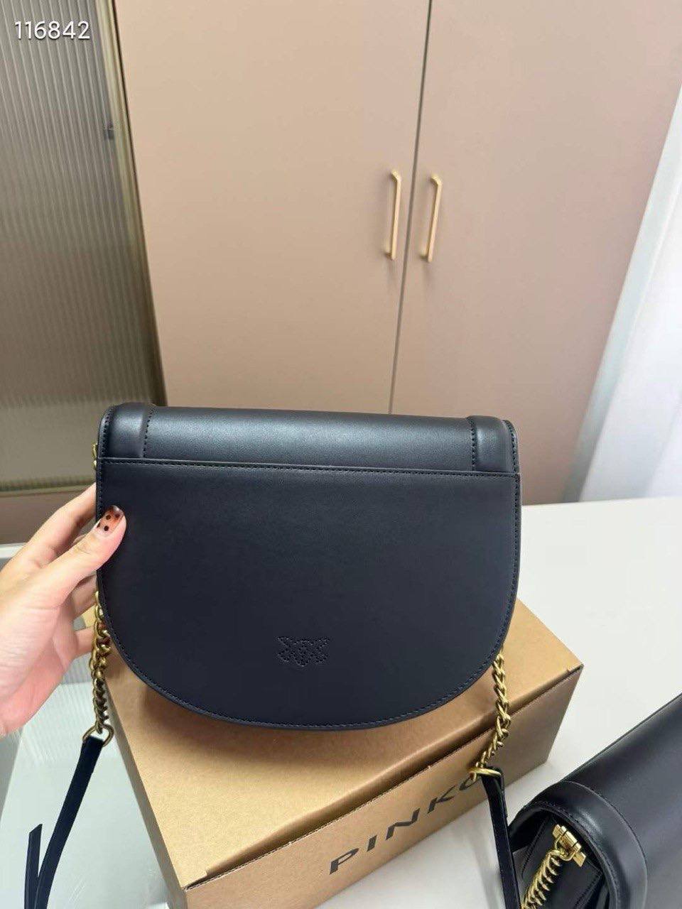 Pinko Love Icon Bag – Black - Image 4