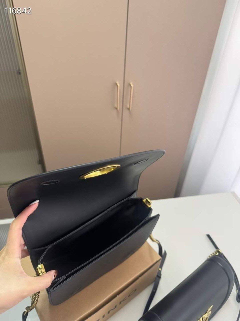 Pinko Love Icon Bag – Black - Image 5