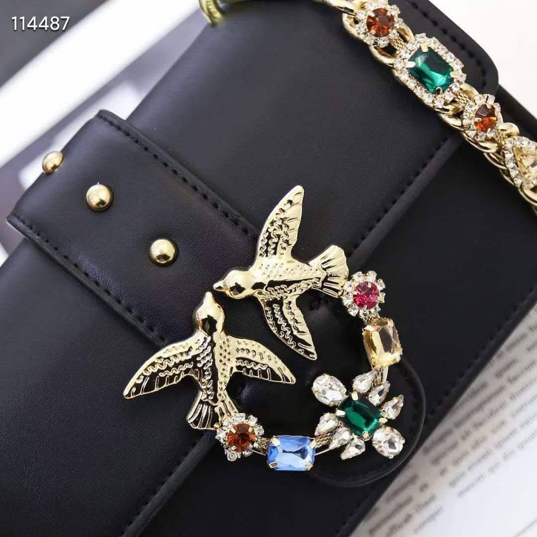 Pinko Love Jewels Bag – Black - Image 4