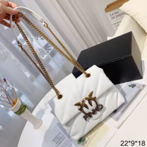 Pinko Love Baby Puff Jewel Bag – Mini White