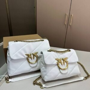 Pinko Love Bag Puff Butterfly Nappa Leather Crossbody