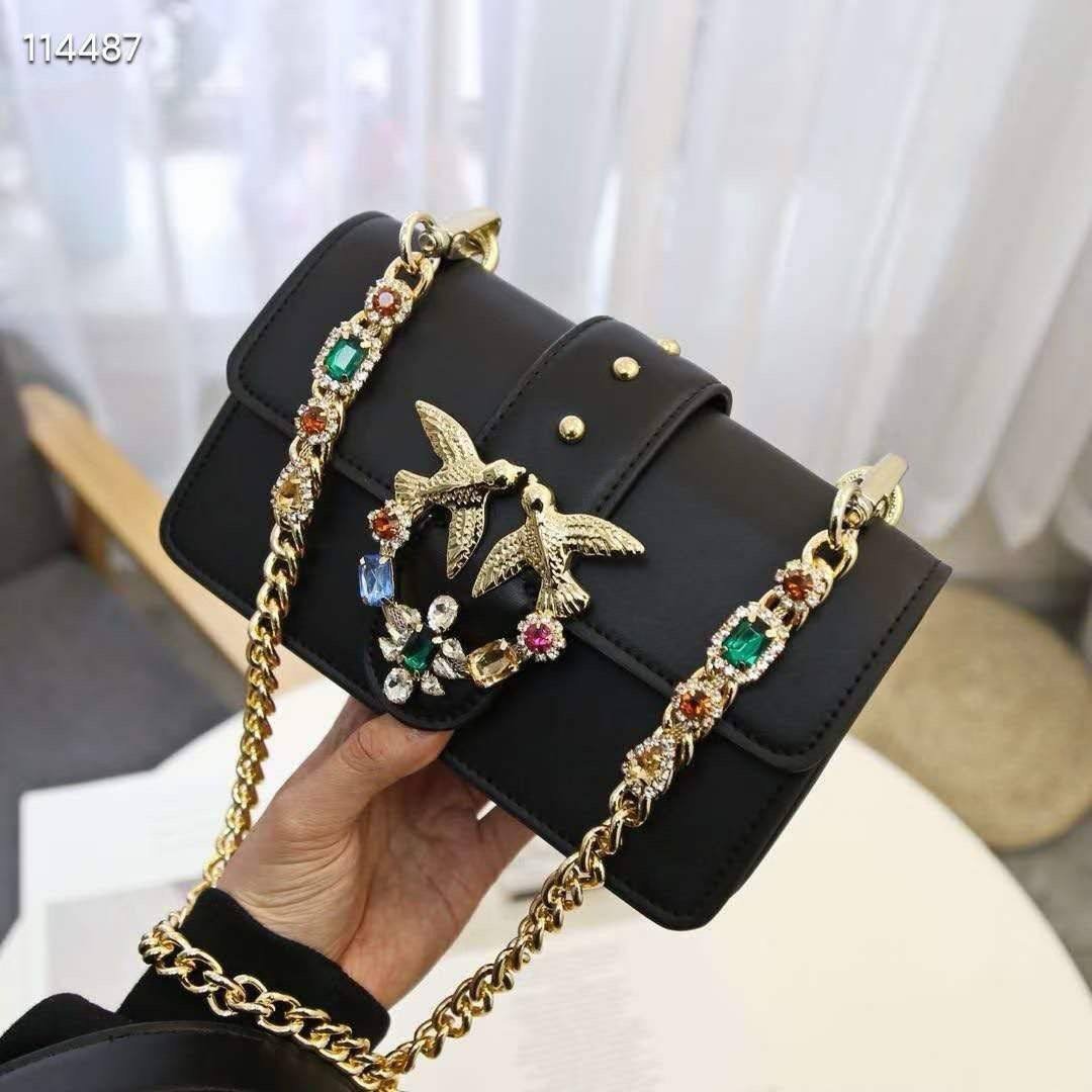 Pinko Love Jewels Bag – Black - Image 2