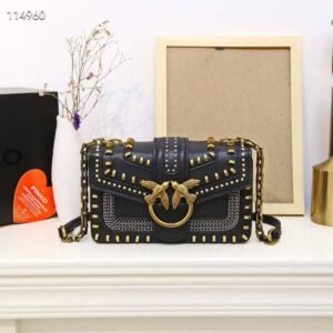 Pinko Love Mix Studs Bag – Black