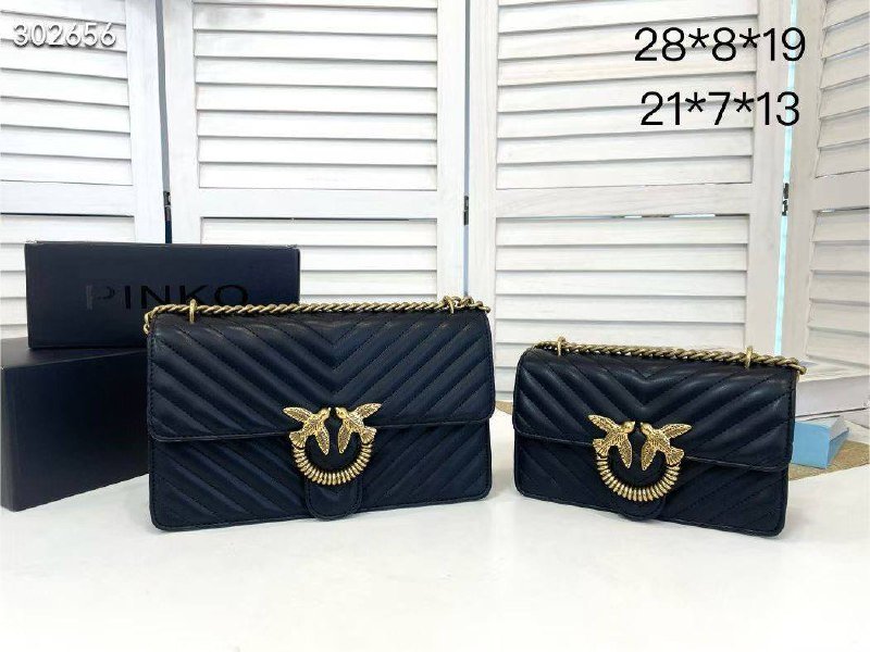 Pinko Love One Classic Shoulder Bag Black